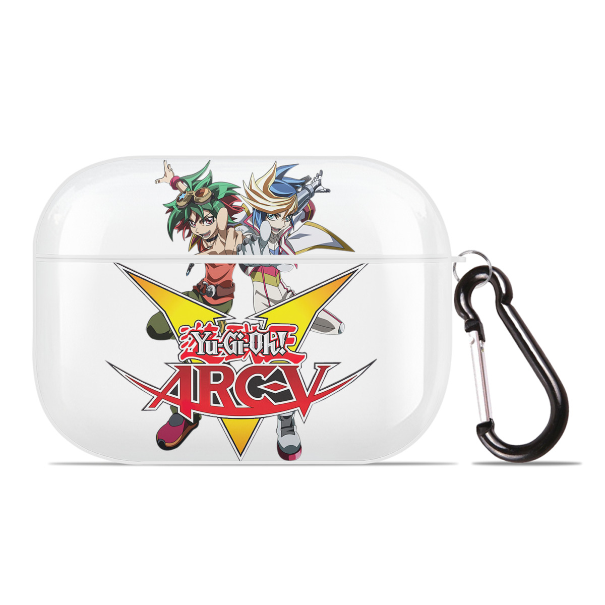 （画像用） 遊☆戯☆王 Yu-Gi-Oh! 【AirPods Pro用】ハードシェル保護ケース 耐衝撃・防指紋・カラビナ付き商品仕様