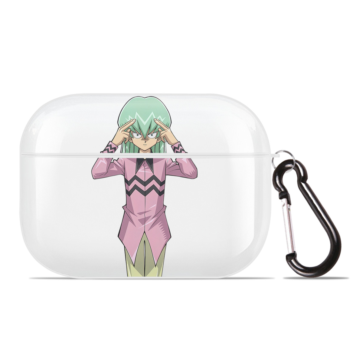 （画像用） 遊☆戯☆王 Yu-Gi-Oh! 【AirPods Pro用】ハードシェル保護ケース 耐衝撃・防指紋・カラビナ付き商品仕様