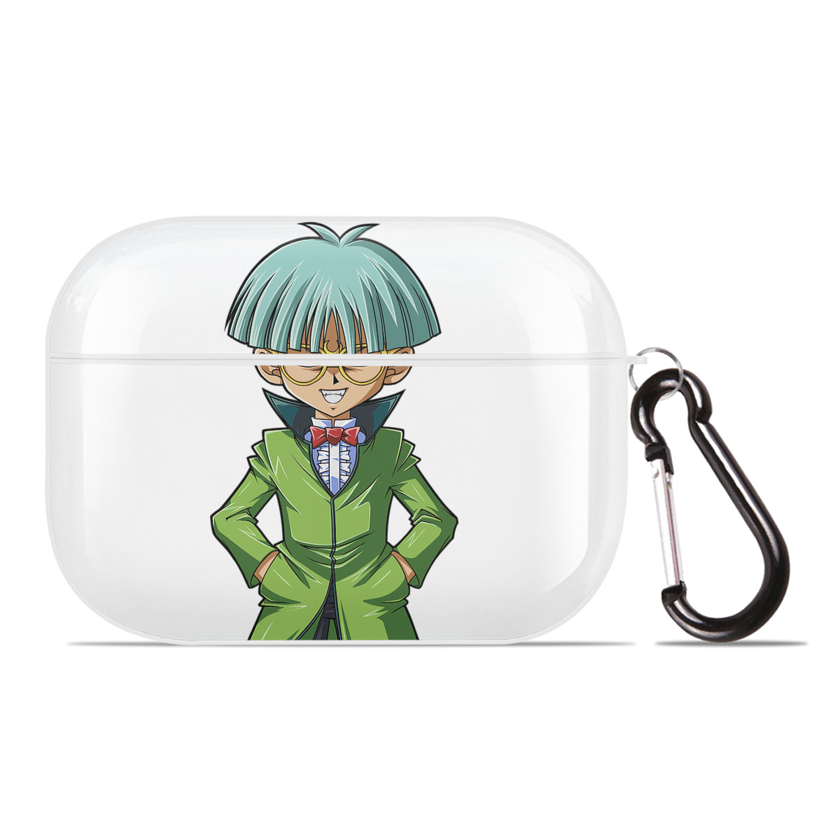 （画像用） 遊☆戯☆王 Yu-Gi-Oh! 【AirPods Pro用】ハードシェル保護ケース 耐衝撃・防指紋・カラビナ付き商品仕様