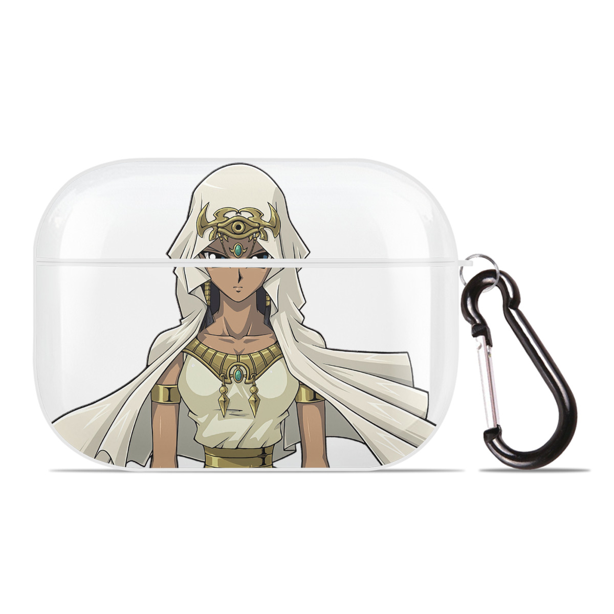 （画像用） 遊☆戯☆王 Yu-Gi-Oh! 【AirPods Pro用】ハードシェル保護ケース 耐衝撃・防指紋・カラビナ付き商品仕様