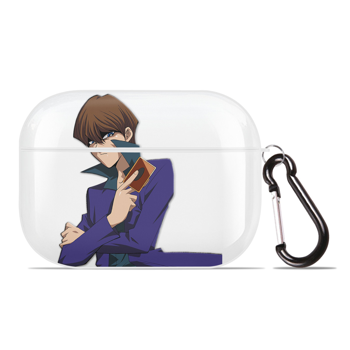 （画像用） 遊☆戯☆王 Yu-Gi-Oh! 【AirPods Pro用】ハードシェル保護ケース 耐衝撃・防指紋・カラビナ付き商品仕様