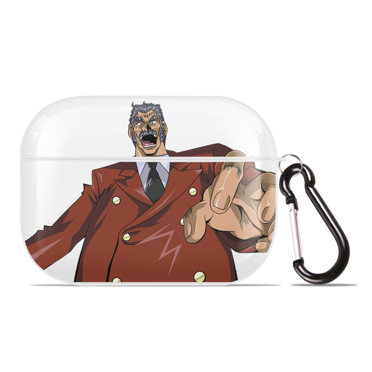 （画像用） 遊☆戯☆王 Yu-Gi-Oh! 【AirPods Pro用】ハードシェル保護ケース 耐衝撃・防指紋・カラビナ付き商品仕様