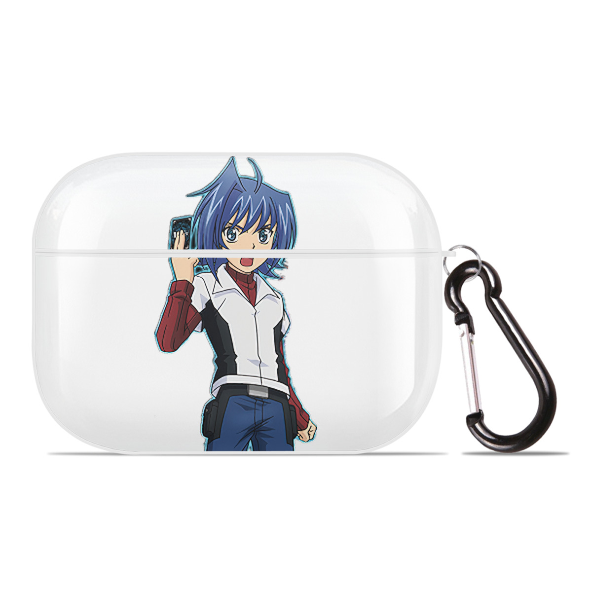 （画像用） 遊☆戯☆王 Yu-Gi-Oh! 【AirPods Pro用】ハードシェル保護ケース 耐衝撃・防指紋・カラビナ付き商品仕様