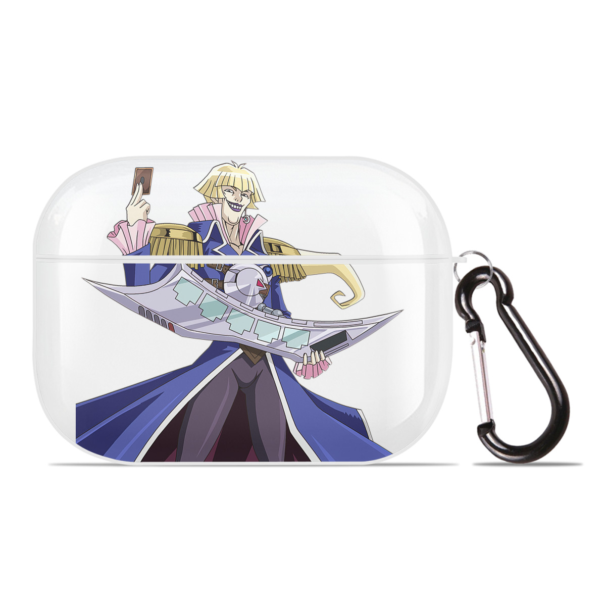 （画像用） 遊☆戯☆王 Yu-Gi-Oh! 【AirPods Pro用】ハードシェル保護ケース 耐衝撃・防指紋・カラビナ付き商品仕様