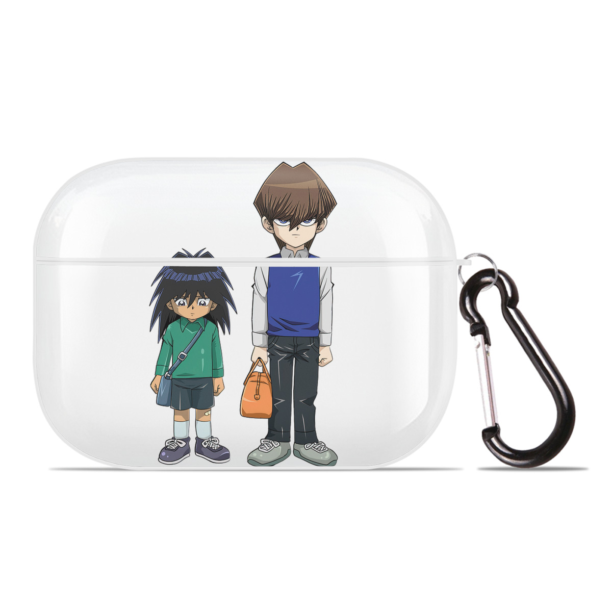 （画像用） 遊☆戯☆王 Yu-Gi-Oh! 【AirPods Pro用】ハードシェル保護ケース 耐衝撃・防指紋・カラビナ付き商品仕様