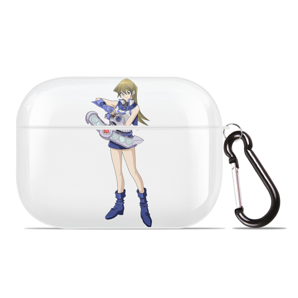 （画像用） 遊☆戯☆王 Yu-Gi-Oh! 【AirPods Pro用】ハードシェル保護ケース 耐衝撃・防指紋・カラビナ付き商品仕様