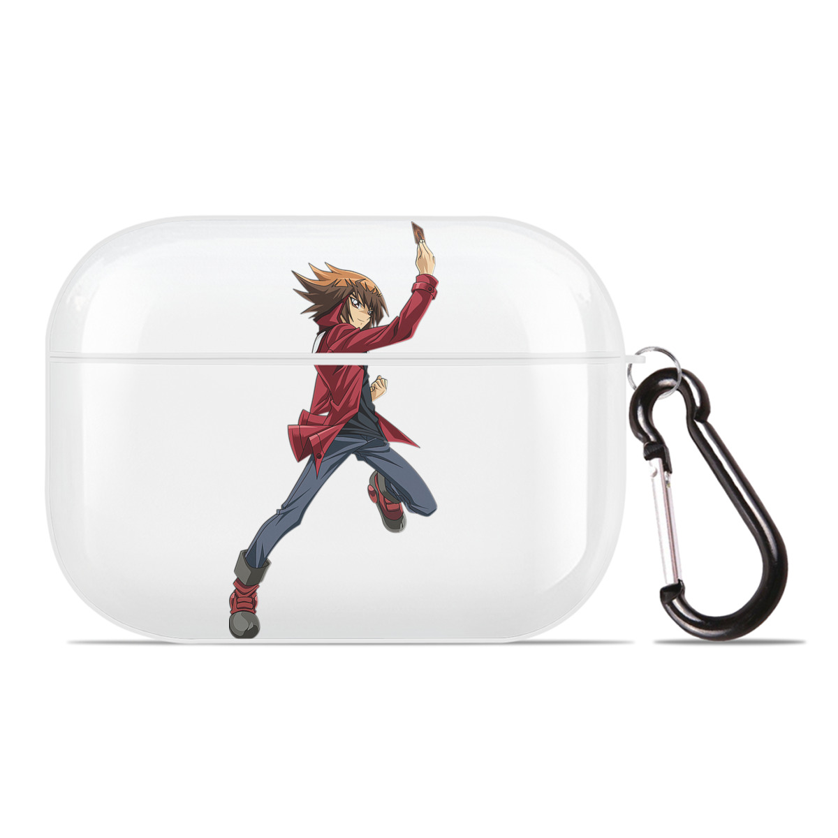（画像用） 遊☆戯☆王 Yu-Gi-Oh! 【AirPods Pro用】ハードシェル保護ケース 耐衝撃・防指紋・カラビナ付き商品仕様