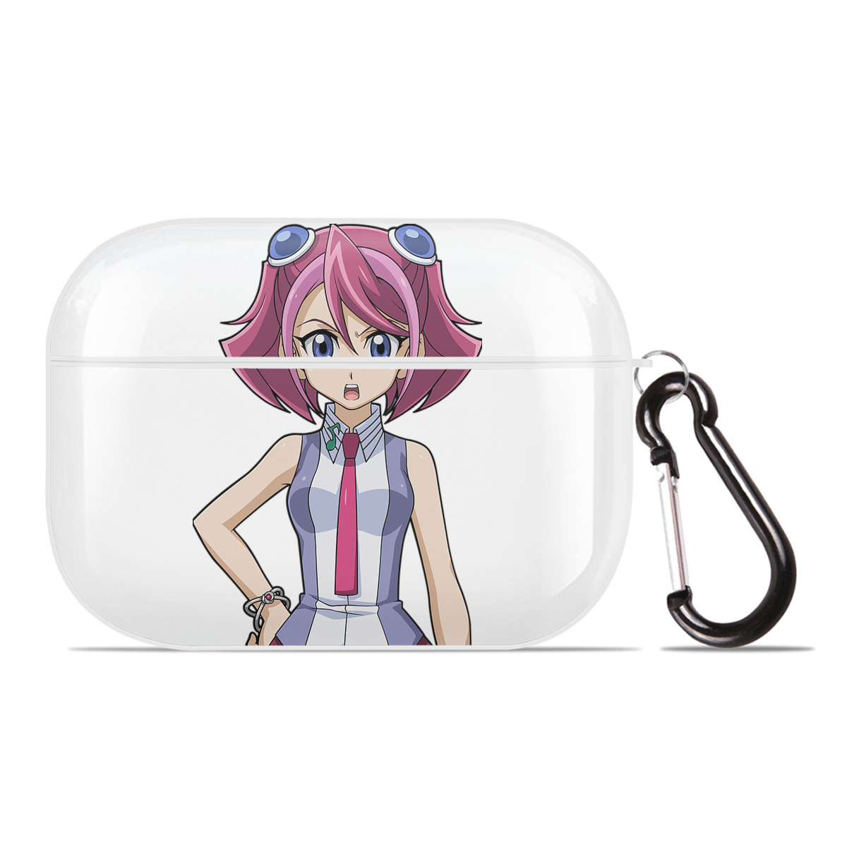 （画像用） 遊☆戯☆王 Yu-Gi-Oh! 【AirPods Pro用】ハードシェル保護ケース 耐衝撃・防指紋・カラビナ付き商品仕様