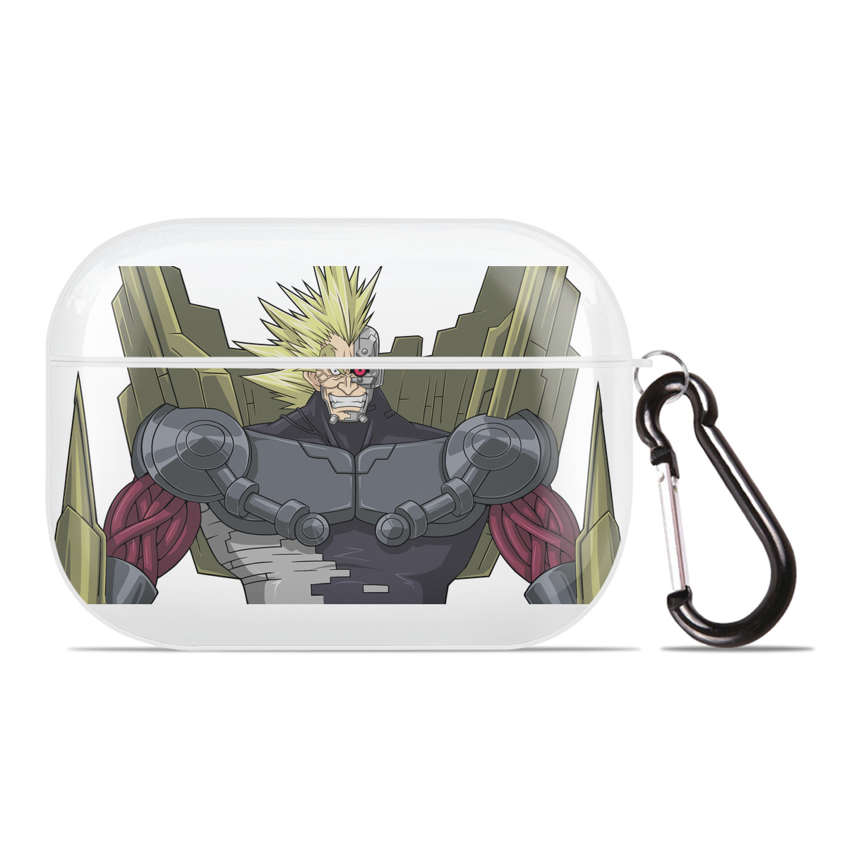 （画像用） 遊☆戯☆王 Yu-Gi-Oh! 【AirPods Pro用】ハードシェル保護ケース 耐衝撃・防指紋・カラビナ付き商品仕様