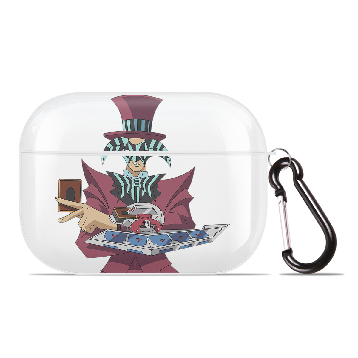 （画像用） 遊☆戯☆王 Yu-Gi-Oh! 【AirPods Pro用】ハードシェル保護ケース 耐衝撃・防指紋・カラビナ付き商品仕様