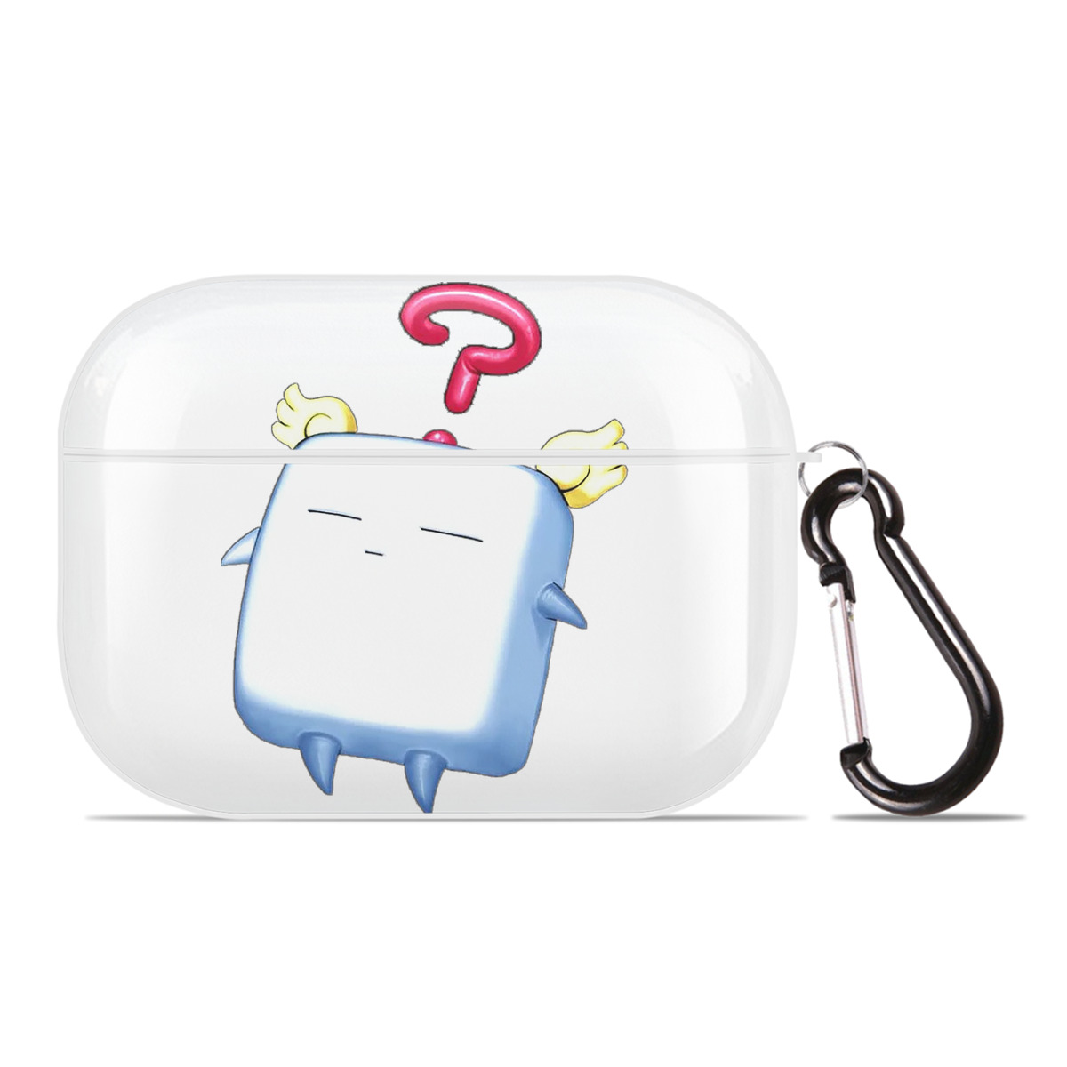 （画像用） 遊☆戯☆王 Yu-Gi-Oh! 【AirPods Pro用】ハードシェル保護ケース 耐衝撃・防指紋・カラビナ付き商品仕様