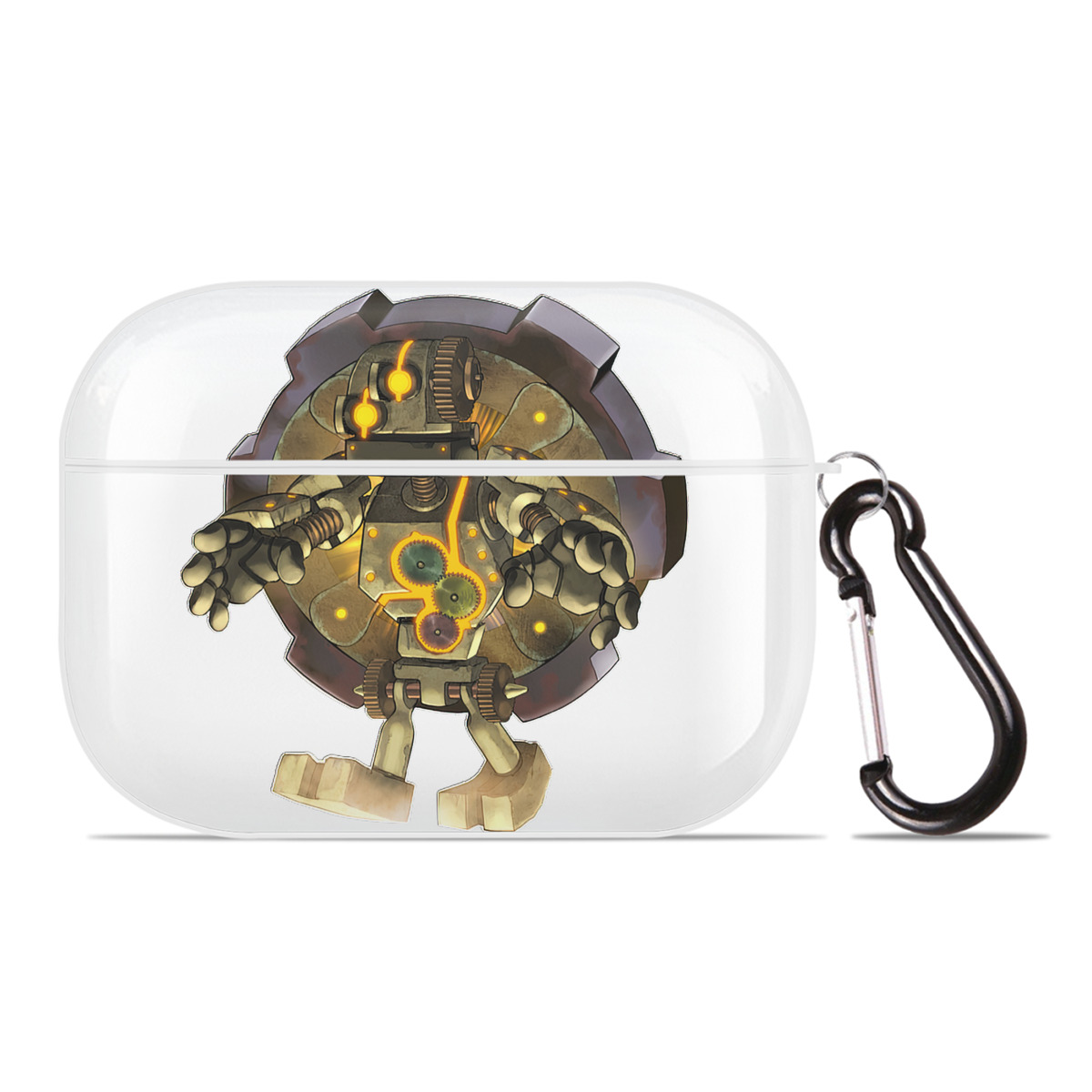 （画像用） 遊☆戯☆王 Yu-Gi-Oh! 【AirPods Pro用】ハードシェル保護ケース 耐衝撃・防指紋・カラビナ付き商品仕様