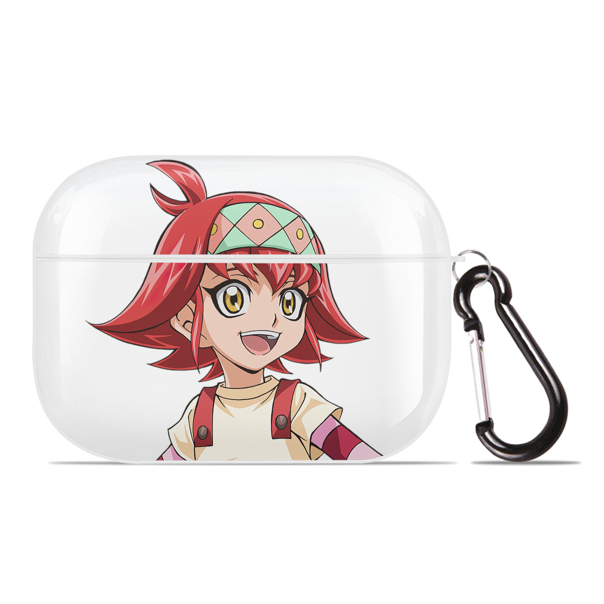 （画像用） 遊☆戯☆王 Yu-Gi-Oh! 【AirPods Pro用】ハードシェル保護ケース 耐衝撃・防指紋・カラビナ付き商品仕様
