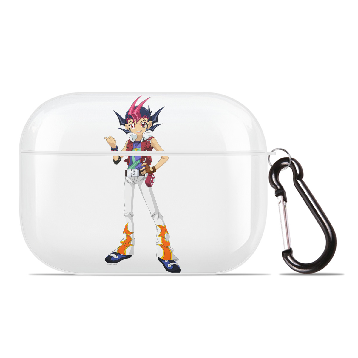 （画像用） 遊☆戯☆王 Yu-Gi-Oh! 【AirPods Pro用】ハードシェル保護ケース 耐衝撃・防指紋・カラビナ付き商品仕様