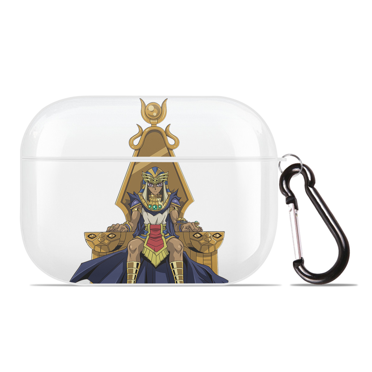 （画像用） 遊☆戯☆王 Yu-Gi-Oh! 【AirPods Pro用】ハードシェル保護ケース 耐衝撃・防指紋・カラビナ付き商品仕様