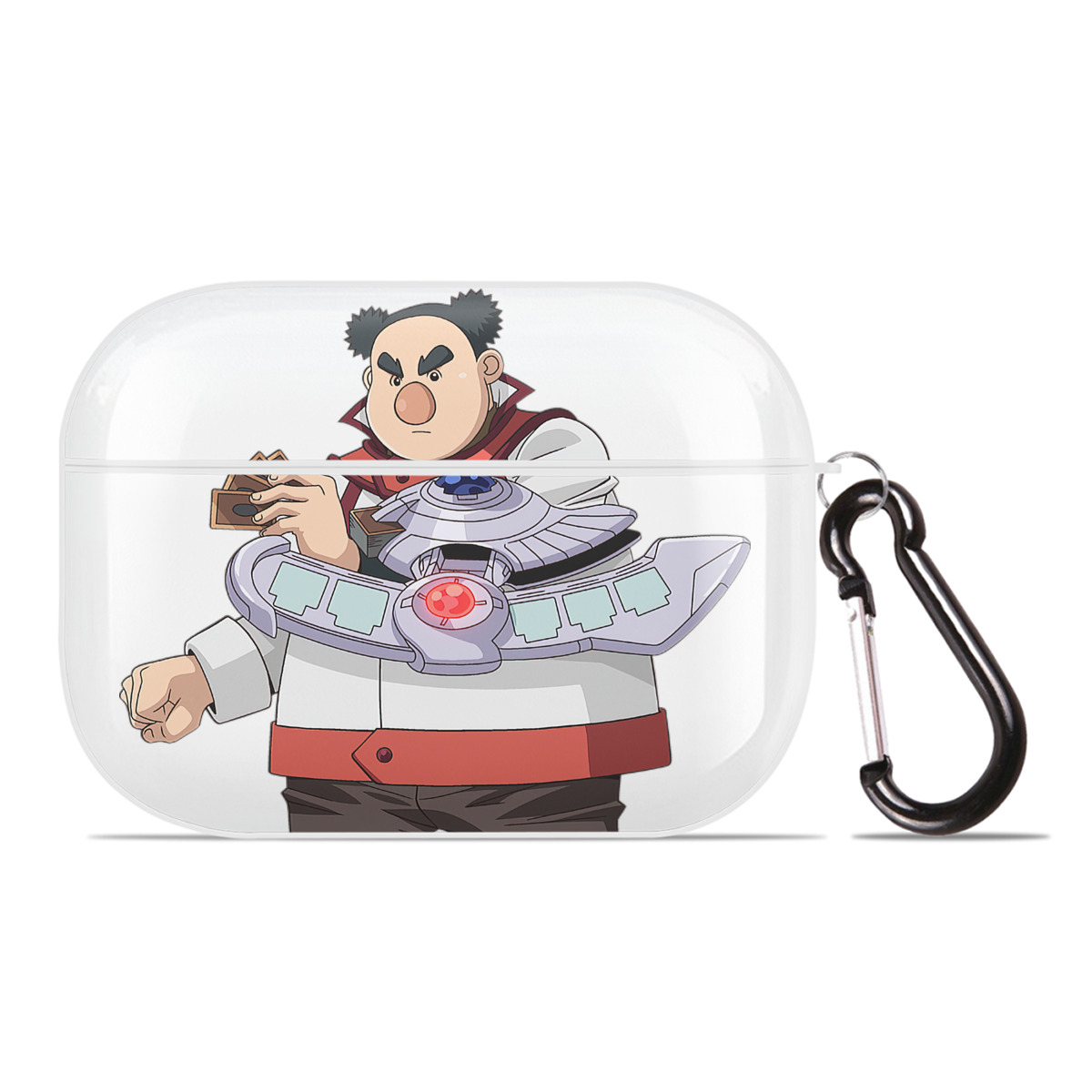 （画像用） 遊☆戯☆王 Yu-Gi-Oh! 【AirPods Pro用】ハードシェル保護ケース 耐衝撃・防指紋・カラビナ付き商品仕様