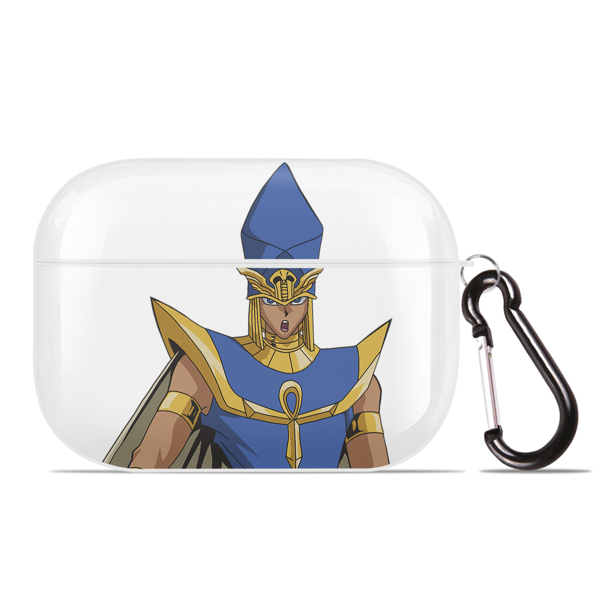 （画像用） 遊☆戯☆王 Yu-Gi-Oh! 【AirPods Pro用】ハードシェル保護ケース 耐衝撃・防指紋・カラビナ付き商品仕様