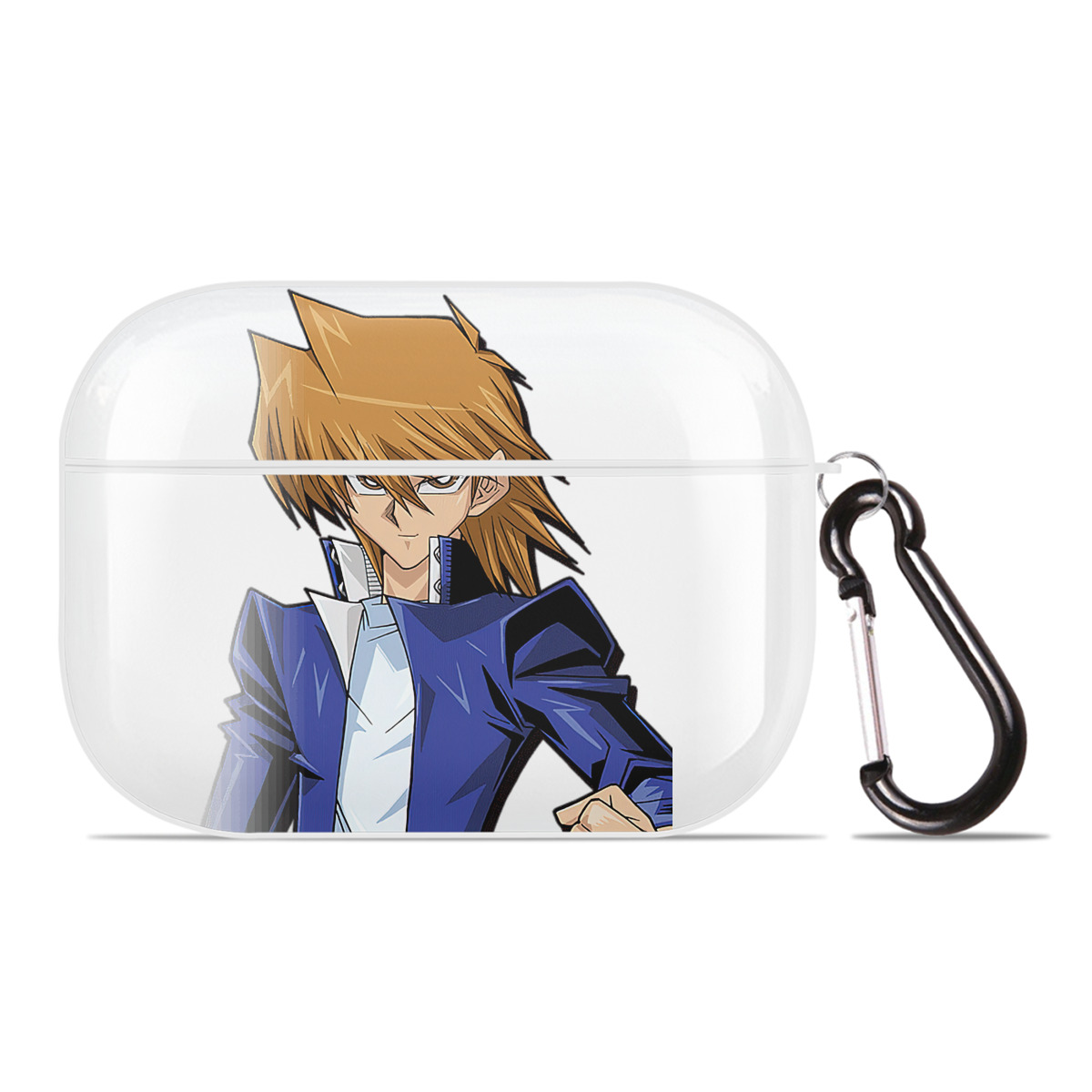 （画像用） 遊☆戯☆王 Yu-Gi-Oh! 【AirPods Pro用】ハードシェル保護ケース 耐衝撃・防指紋・カラビナ付き商品仕様