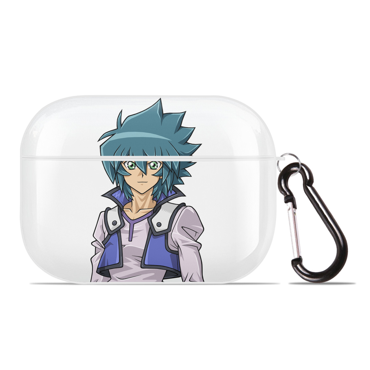 （画像用） 遊☆戯☆王 Yu-Gi-Oh! 【AirPods Pro用】ハードシェル保護ケース 耐衝撃・防指紋・カラビナ付き商品仕様