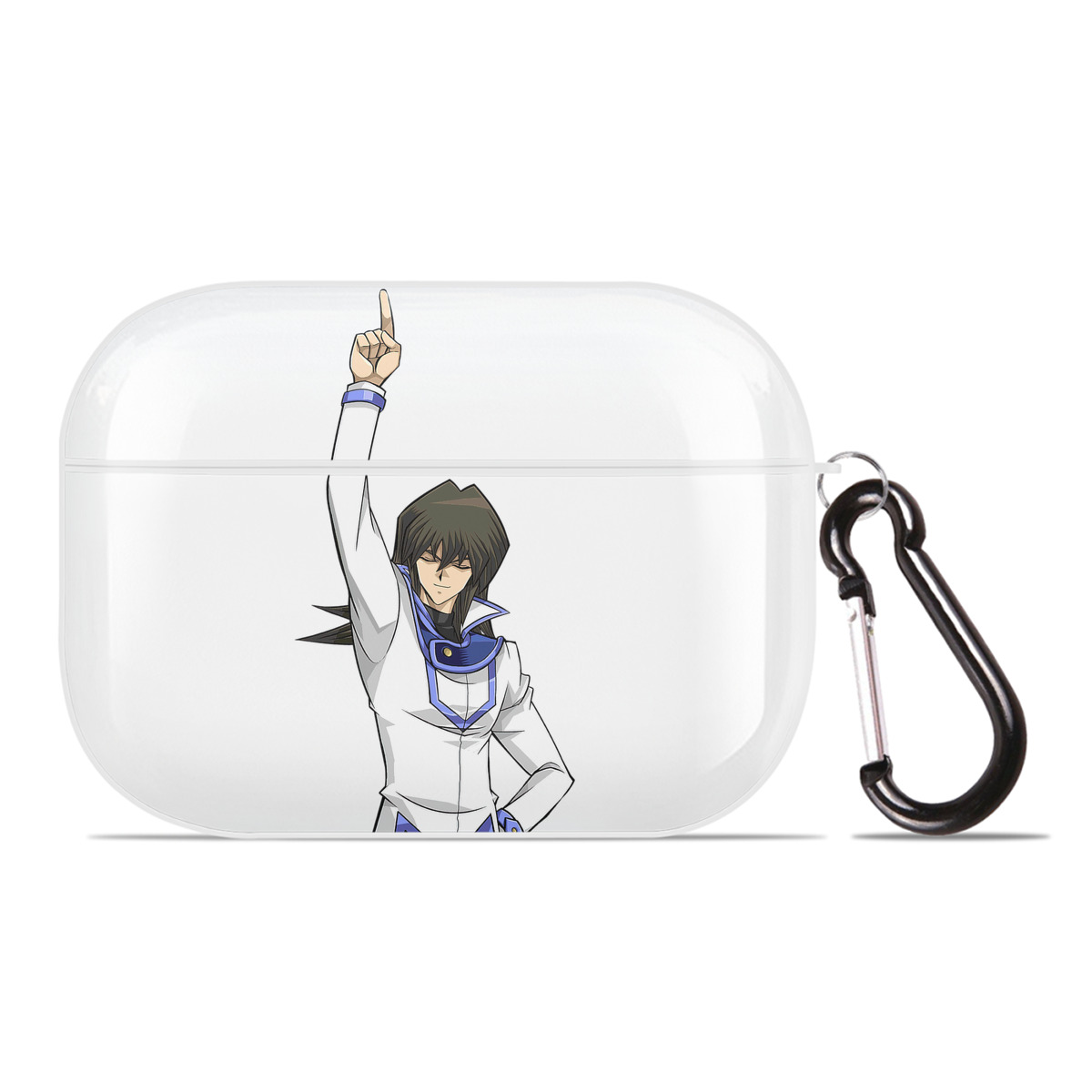 （画像用） 遊☆戯☆王 Yu-Gi-Oh! 【AirPods Pro用】ハードシェル保護ケース 耐衝撃・防指紋・カラビナ付き商品仕様