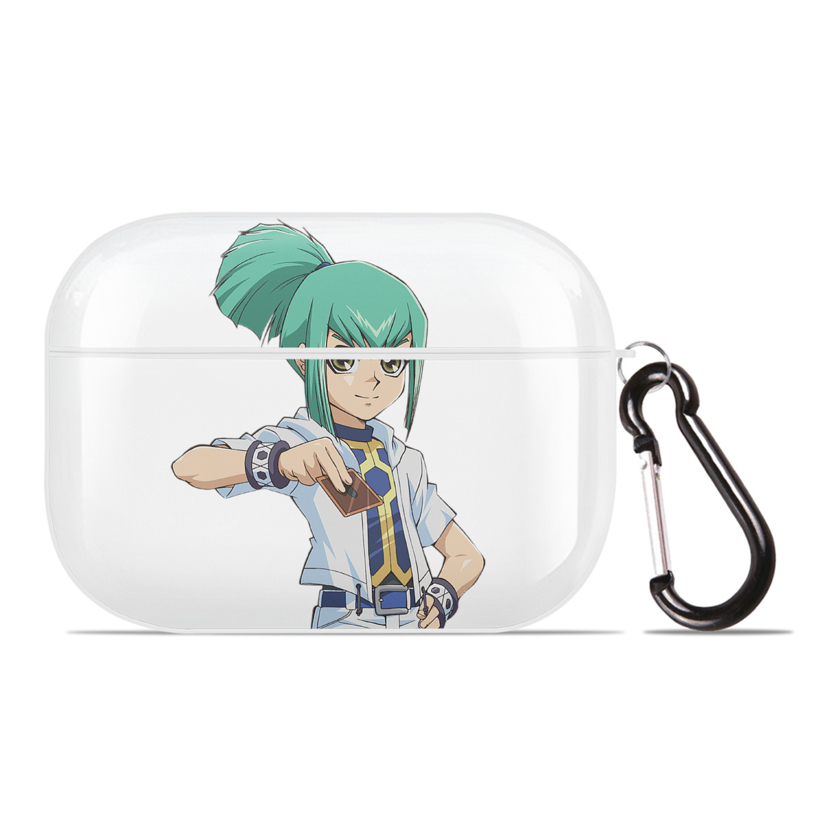 （画像用） 遊☆戯☆王 Yu-Gi-Oh! 【AirPods Pro用】ハードシェル保護ケース 耐衝撃・防指紋・カラビナ付き商品仕様