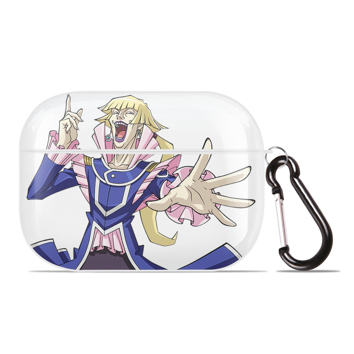 （画像用） 遊☆戯☆王 Yu-Gi-Oh! 【AirPods Pro用】ハードシェル保護ケース 耐衝撃・防指紋・カラビナ付き商品仕様