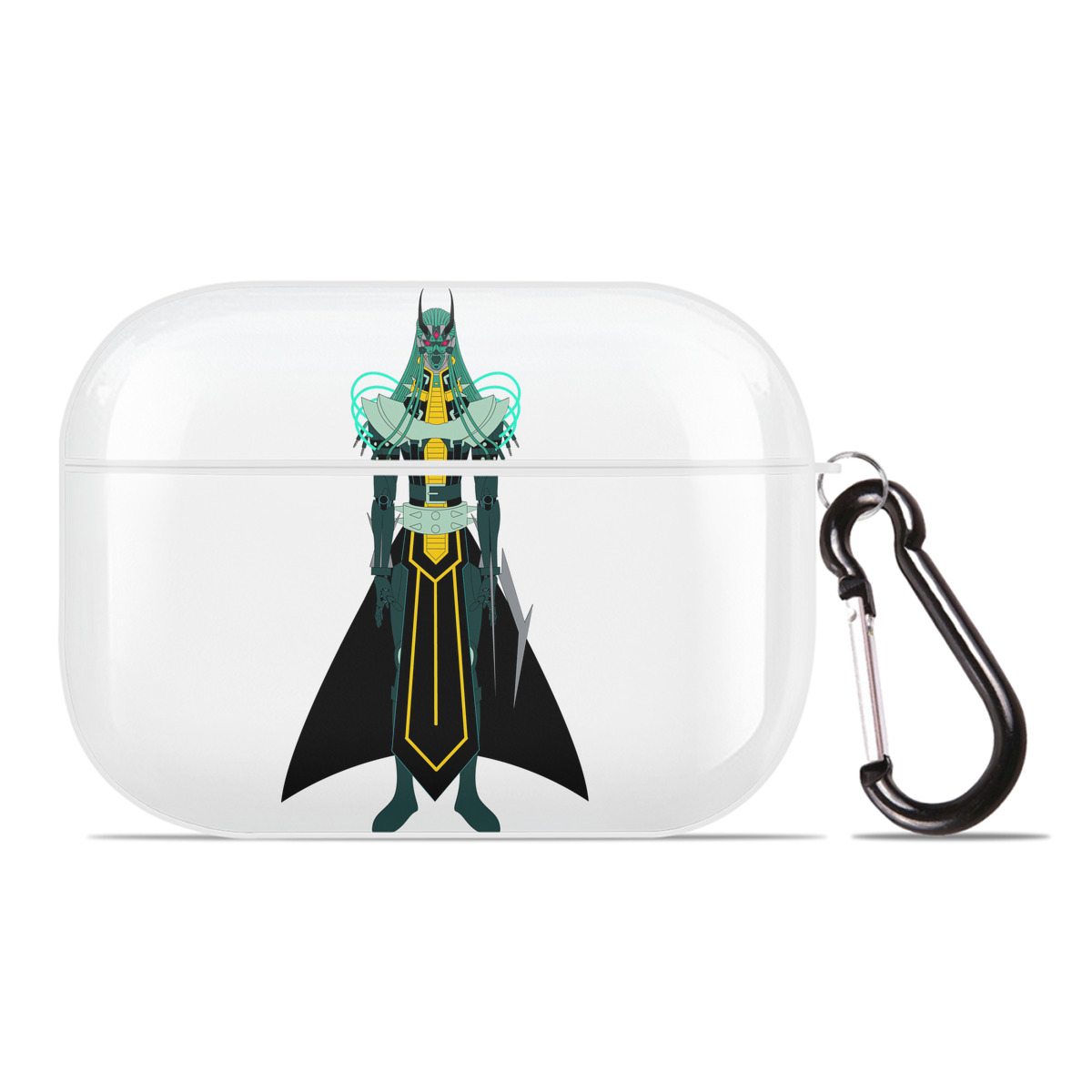 （画像用） 遊☆戯☆王 Yu-Gi-Oh! 【AirPods Pro用】ハードシェル保護ケース 耐衝撃・防指紋・カラビナ付き商品仕様