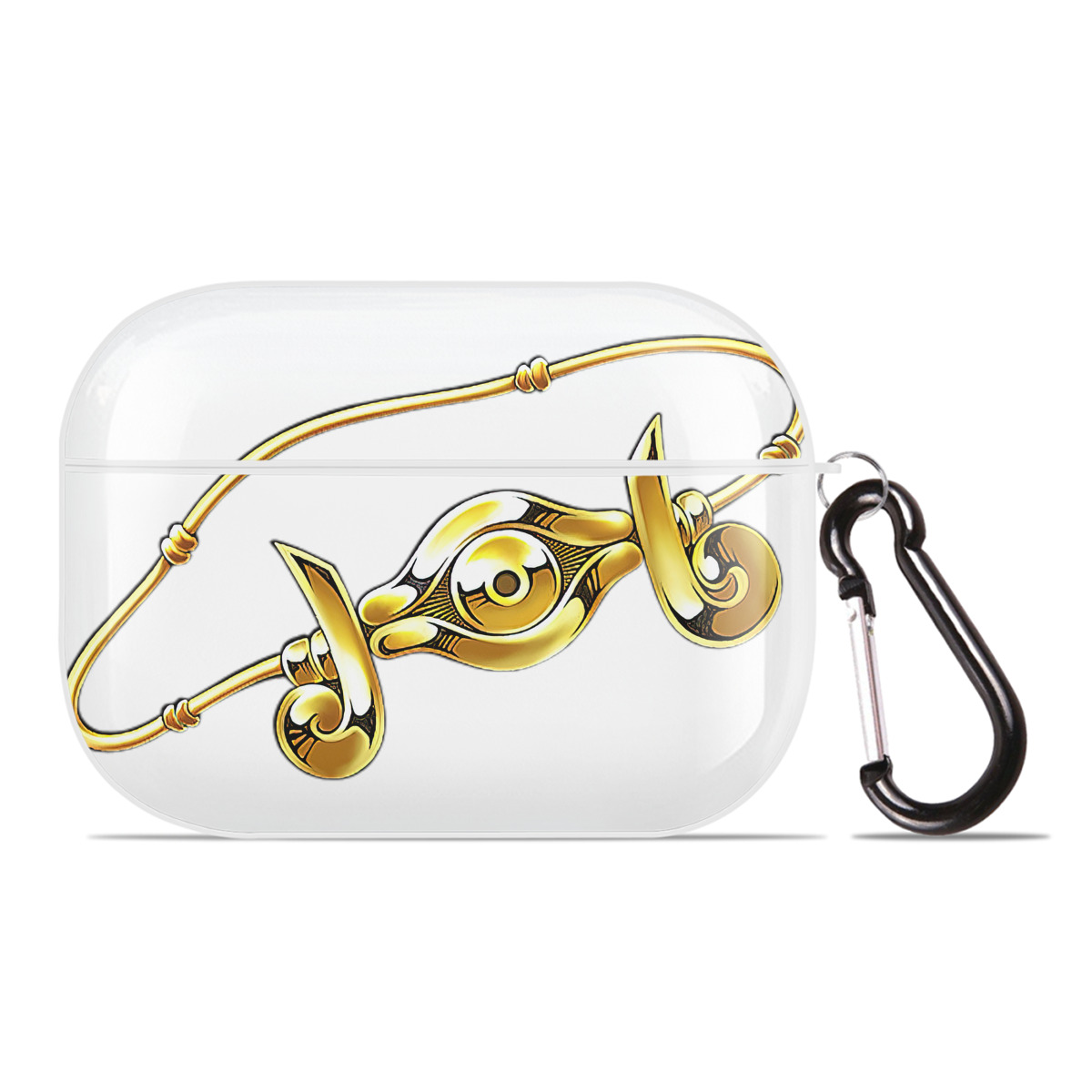 （画像用） 遊☆戯☆王 Yu-Gi-Oh! 【AirPods Pro用】ハードシェル保護ケース 耐衝撃・防指紋・カラビナ付き商品仕様