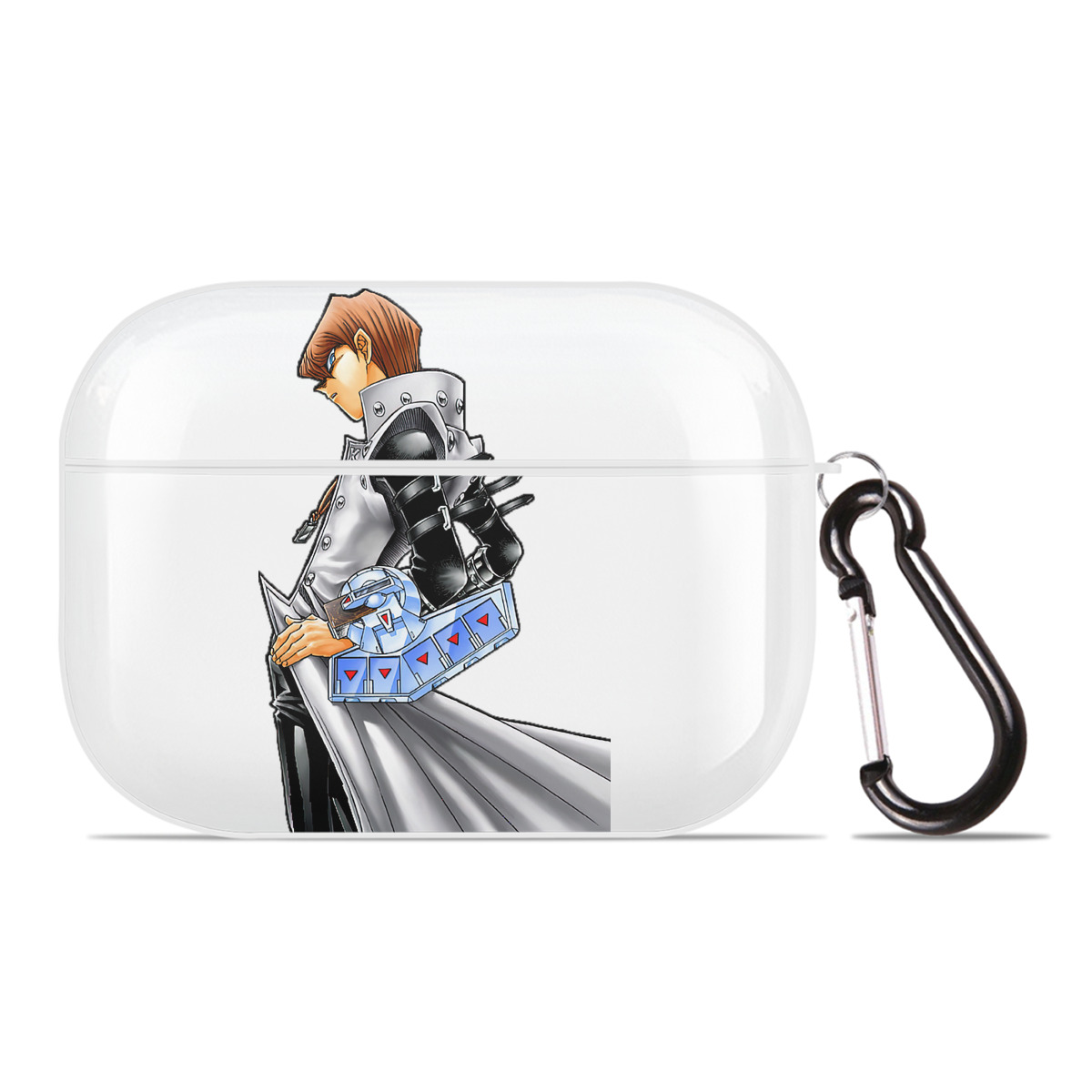 （画像用） 遊☆戯☆王 Yu-Gi-Oh! 【AirPods Pro用】ハードシェル保護ケース 耐衝撃・防指紋・カラビナ付き商品仕様