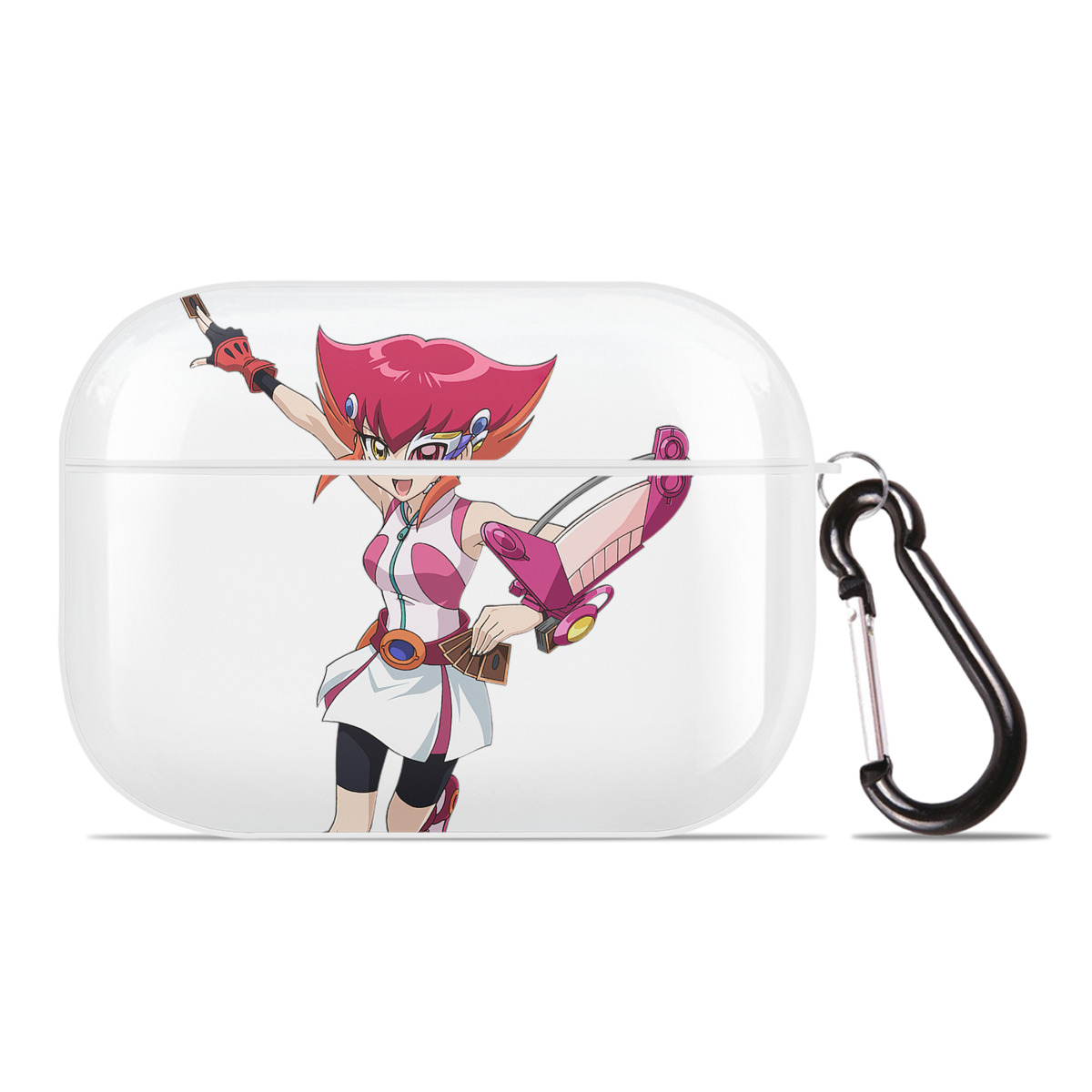 （画像用） 遊☆戯☆王 Yu-Gi-Oh! 【AirPods Pro用】ハードシェル保護ケース 耐衝撃・防指紋・カラビナ付き商品仕様