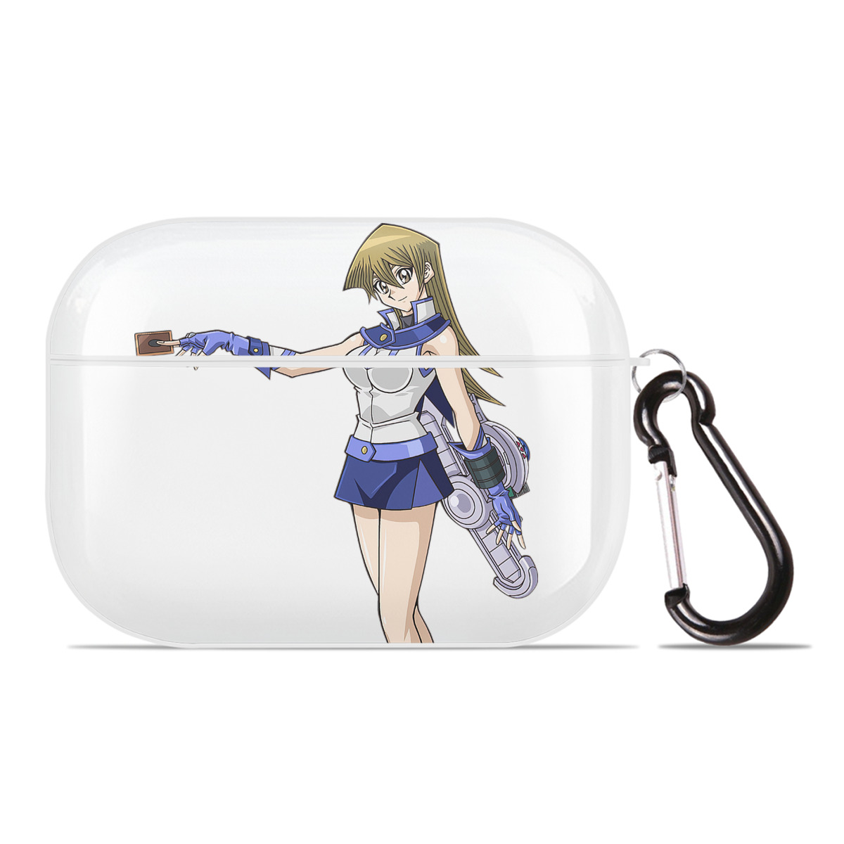 （画像用） 遊☆戯☆王 Yu-Gi-Oh! 【AirPods Pro用】ハードシェル保護ケース 耐衝撃・防指紋・カラビナ付き商品仕様