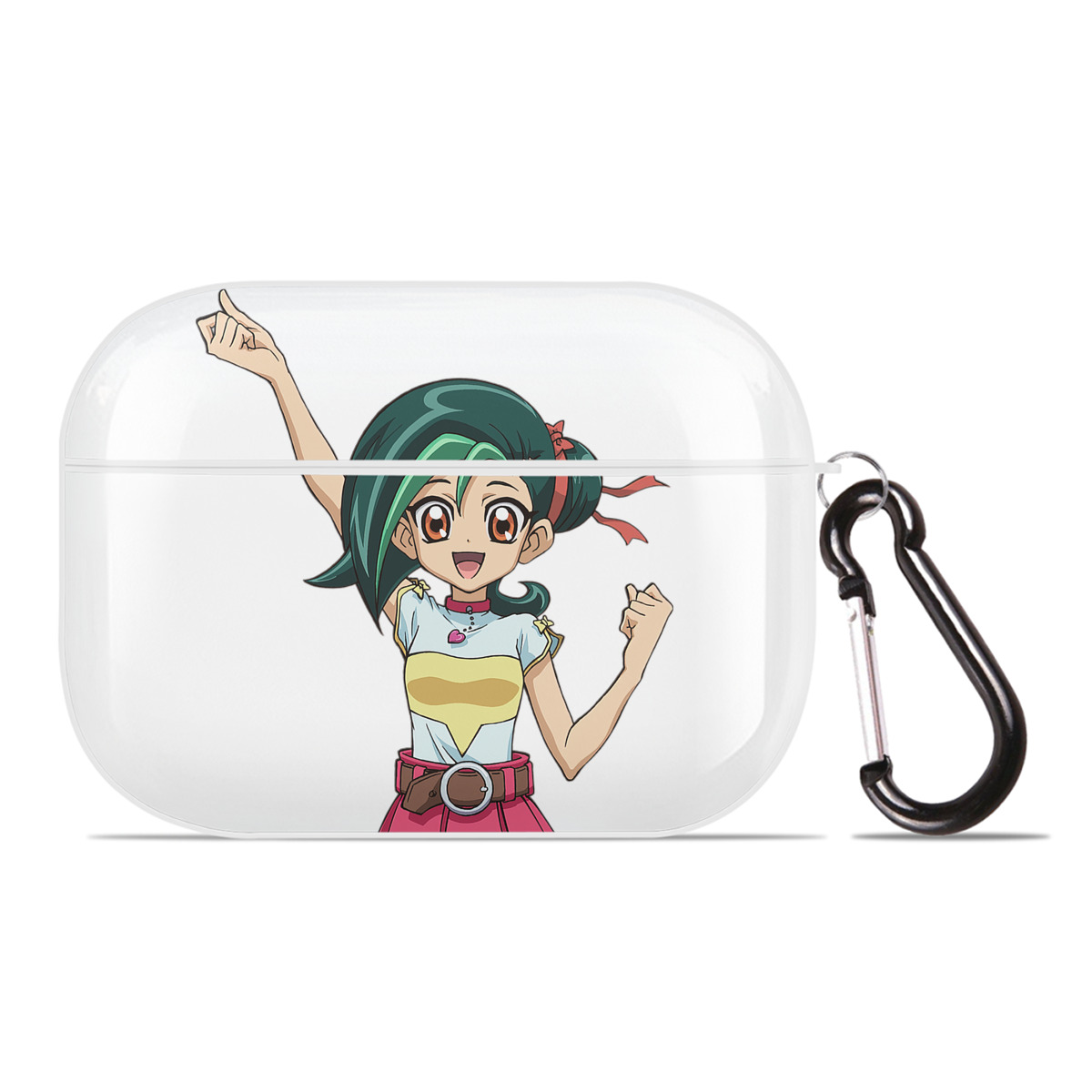 （画像用） 遊☆戯☆王 Yu-Gi-Oh! 【AirPods Pro用】ハードシェル保護ケース 耐衝撃・防指紋・カラビナ付き商品仕様