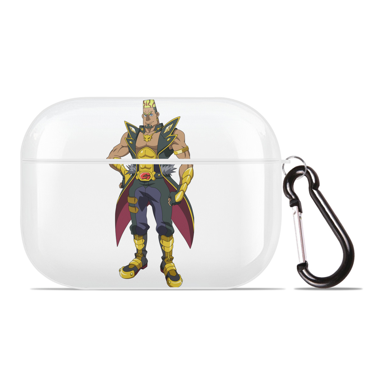 （画像用） 遊☆戯☆王 Yu-Gi-Oh! 【AirPods Pro用】ハードシェル保護ケース 耐衝撃・防指紋・カラビナ付き商品仕様