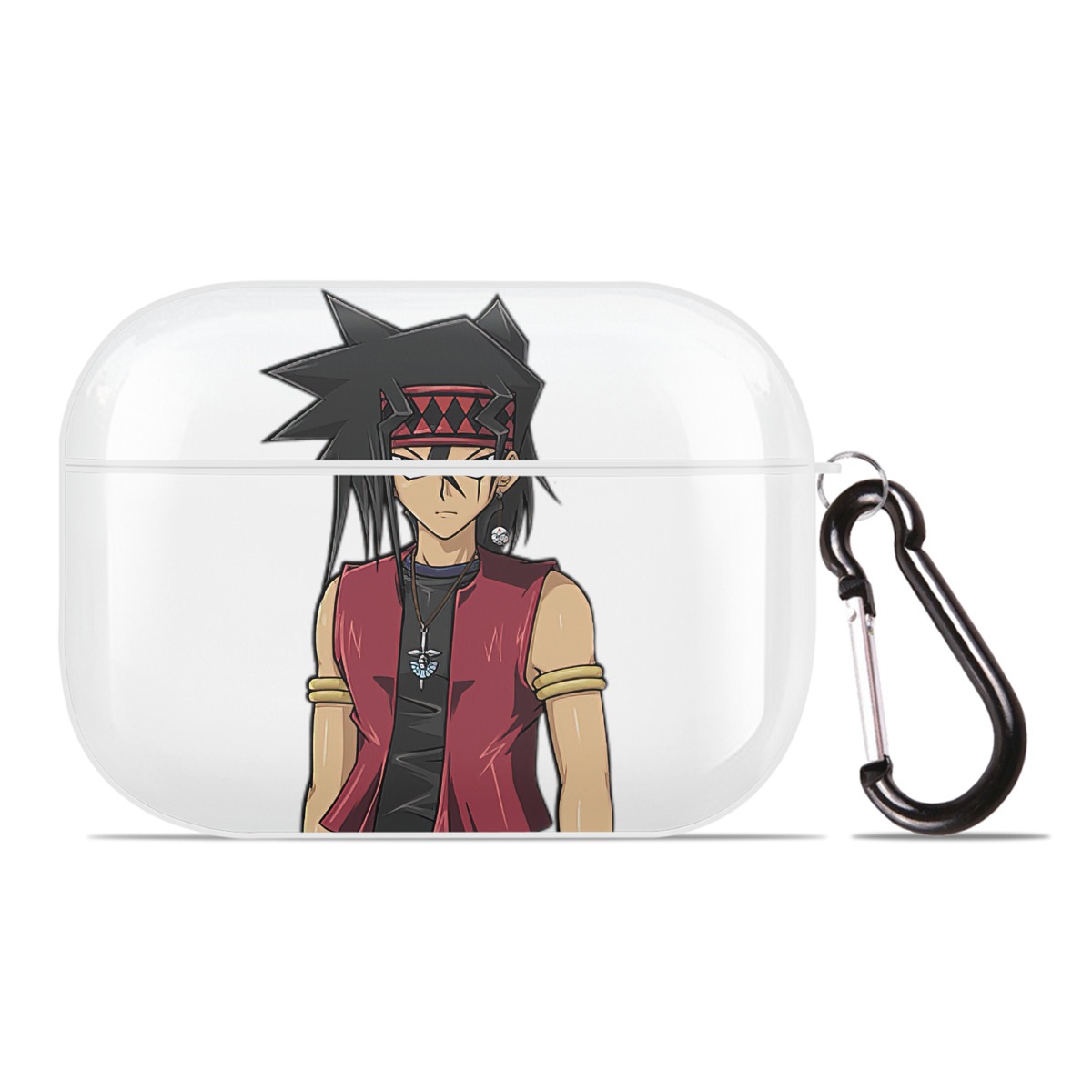 （画像用） 遊☆戯☆王 Yu-Gi-Oh! 【AirPods Pro用】ハードシェル保護ケース 耐衝撃・防指紋・カラビナ付き商品仕様