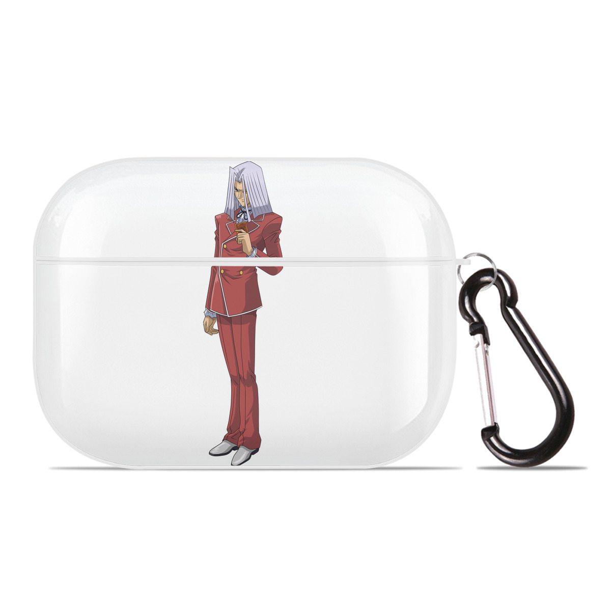 （画像用） 遊☆戯☆王 Yu-Gi-Oh! 【AirPods Pro用】ハードシェル保護ケース 耐衝撃・防指紋・カラビナ付き商品仕様