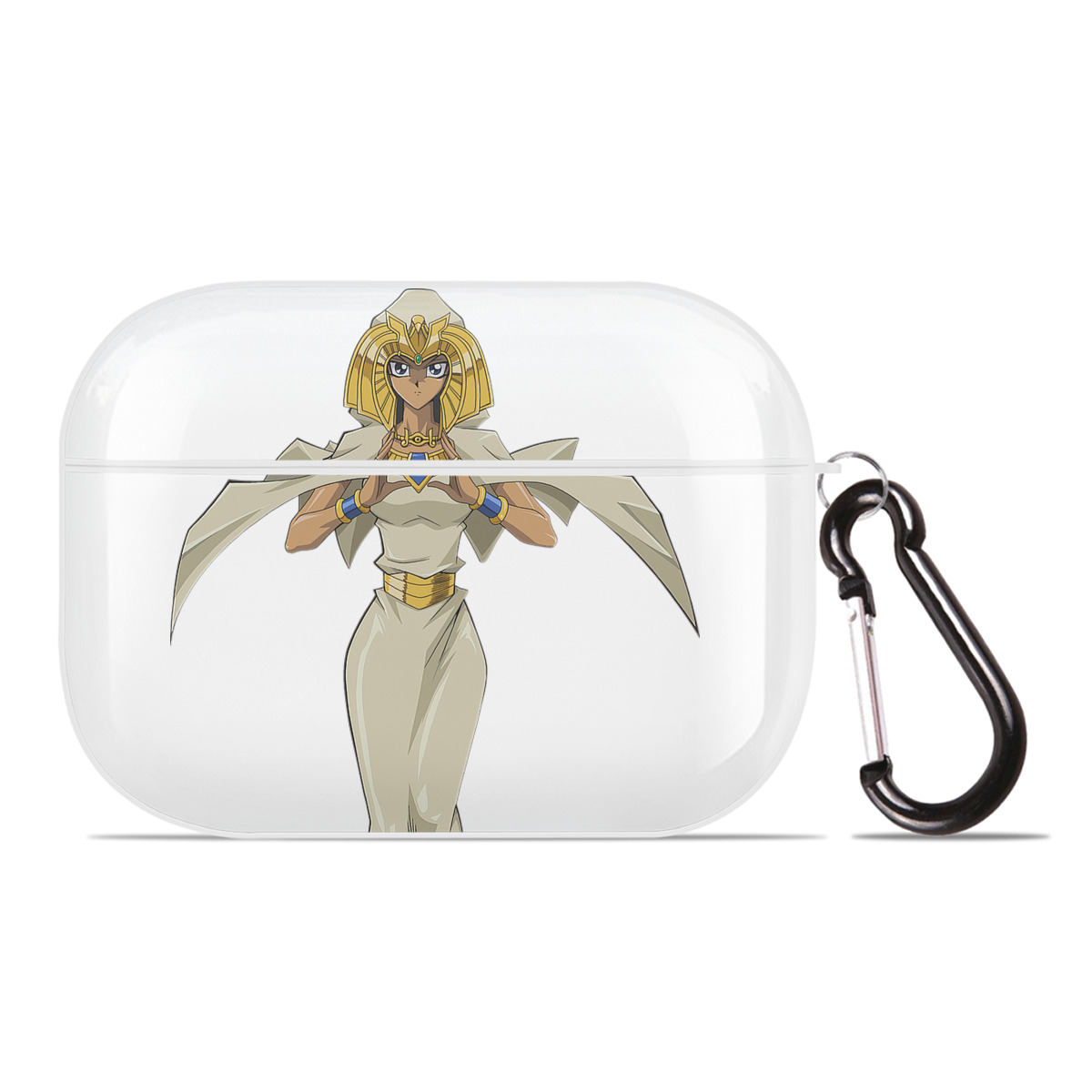 （画像用） 遊☆戯☆王 Yu-Gi-Oh! 【AirPods Pro用】ハードシェル保護ケース 耐衝撃・防指紋・カラビナ付き商品仕様