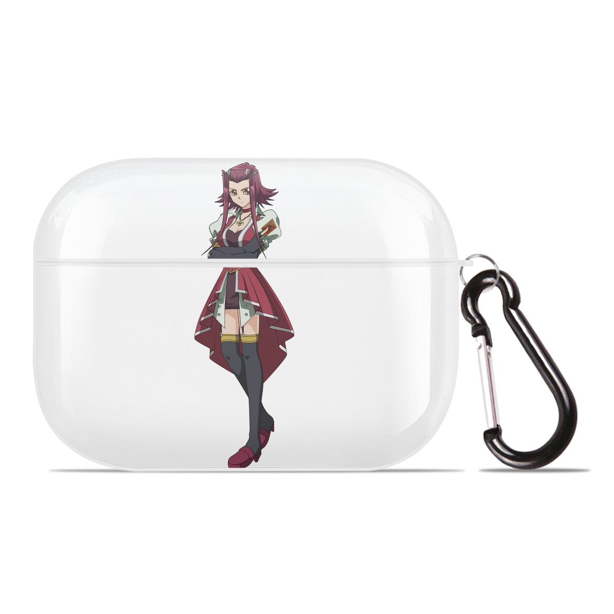 （画像用） 遊☆戯☆王 Yu-Gi-Oh! 【AirPods Pro用】ハードシェル保護ケース 耐衝撃・防指紋・カラビナ付き商品仕様