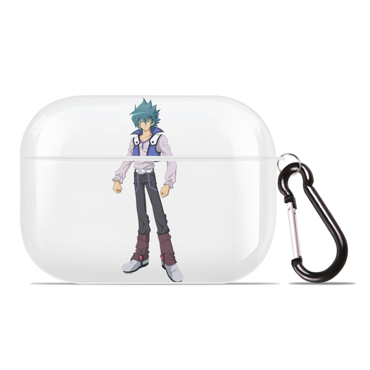 （画像用） 遊☆戯☆王 Yu-Gi-Oh! 【AirPods Pro用】ハードシェル保護ケース 耐衝撃・防指紋・カラビナ付き商品仕様