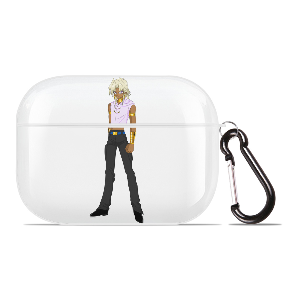 （画像用） 遊☆戯☆王 Yu-Gi-Oh! 【AirPods Pro用】ハードシェル保護ケース 耐衝撃・防指紋・カラビナ付き商品仕様