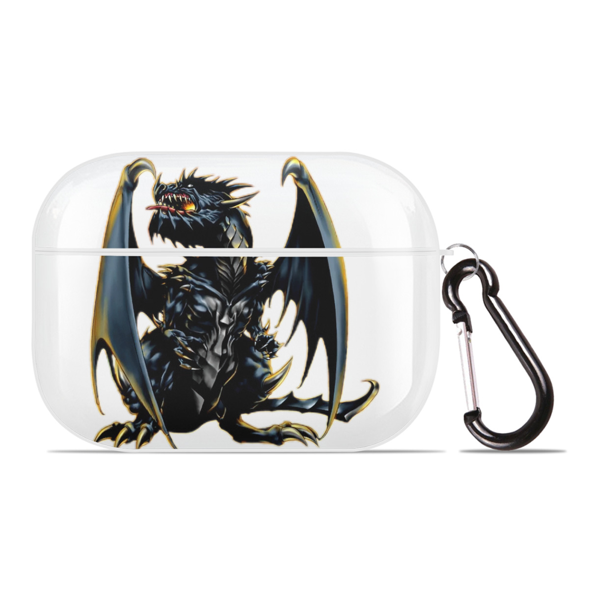 （画像用） 遊☆戯☆王 Yu-Gi-Oh! 【AirPods Pro用】ハードシェル保護ケース 耐衝撃・防指紋・カラビナ付き商品仕様