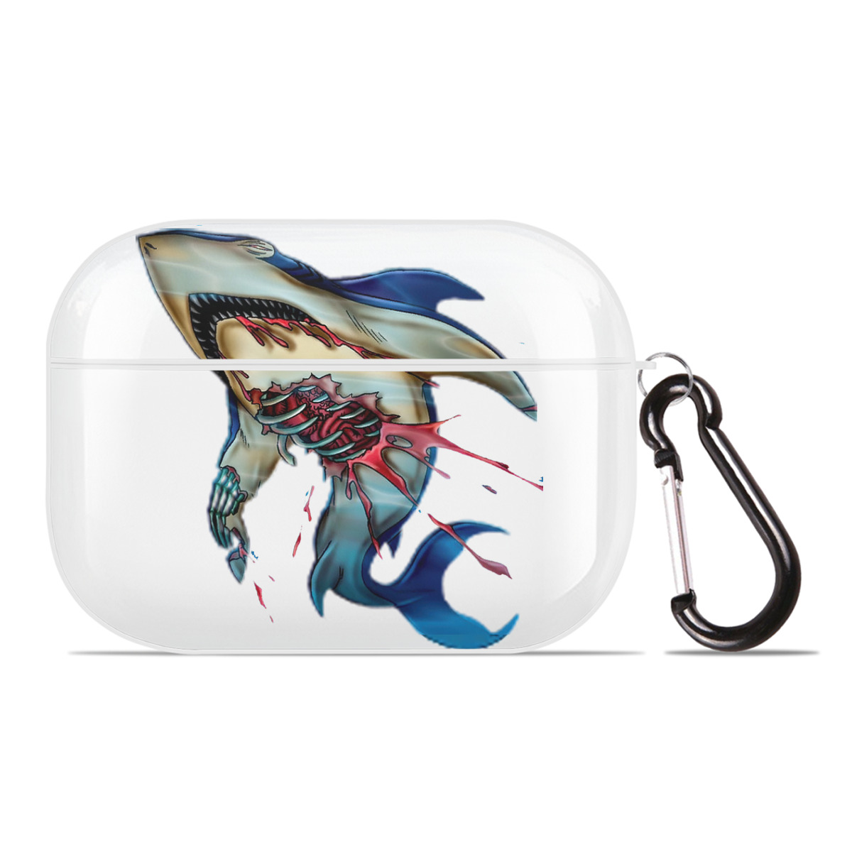 （画像用） 遊☆戯☆王 Yu-Gi-Oh! 【AirPods Pro用】ハードシェル保護ケース 耐衝撃・防指紋・カラビナ付き商品仕様
