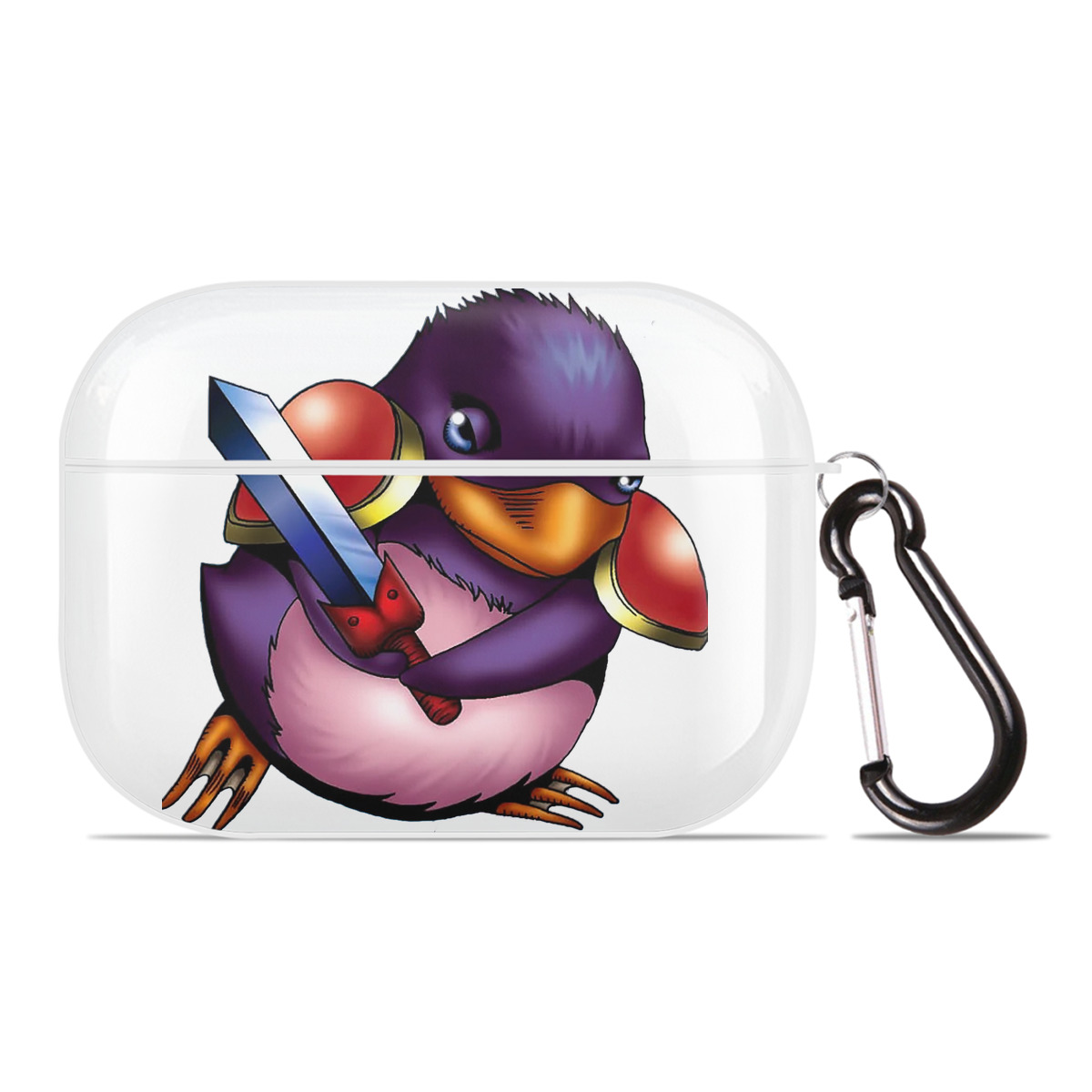 （画像用） 遊☆戯☆王 Yu-Gi-Oh! 【AirPods Pro用】ハードシェル保護ケース 耐衝撃・防指紋・カラビナ付き商品仕様