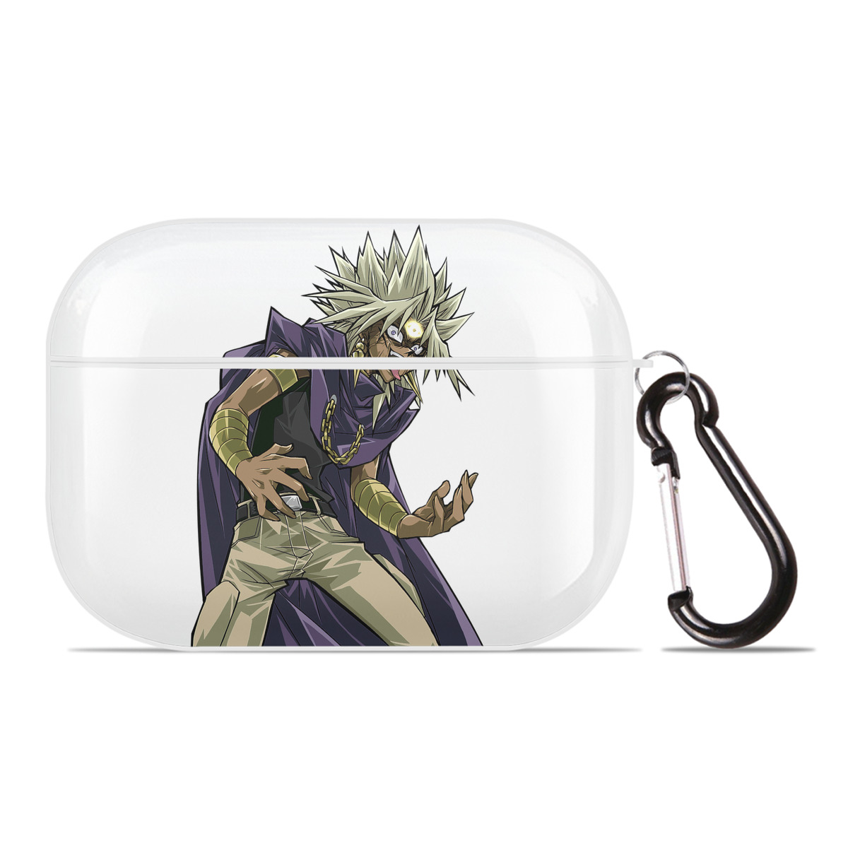 （画像用） 遊☆戯☆王 Yu-Gi-Oh! 【AirPods Pro用】ハードシェル保護ケース 耐衝撃・防指紋・カラビナ付き商品仕様