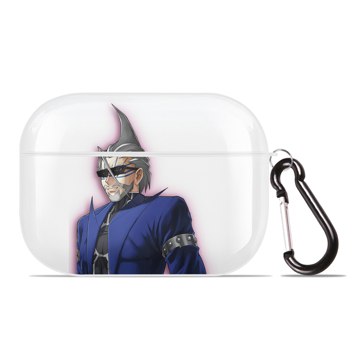 （画像用） 遊☆戯☆王 Yu-Gi-Oh! 【AirPods Pro用】ハードシェル保護ケース 耐衝撃・防指紋・カラビナ付き商品仕様