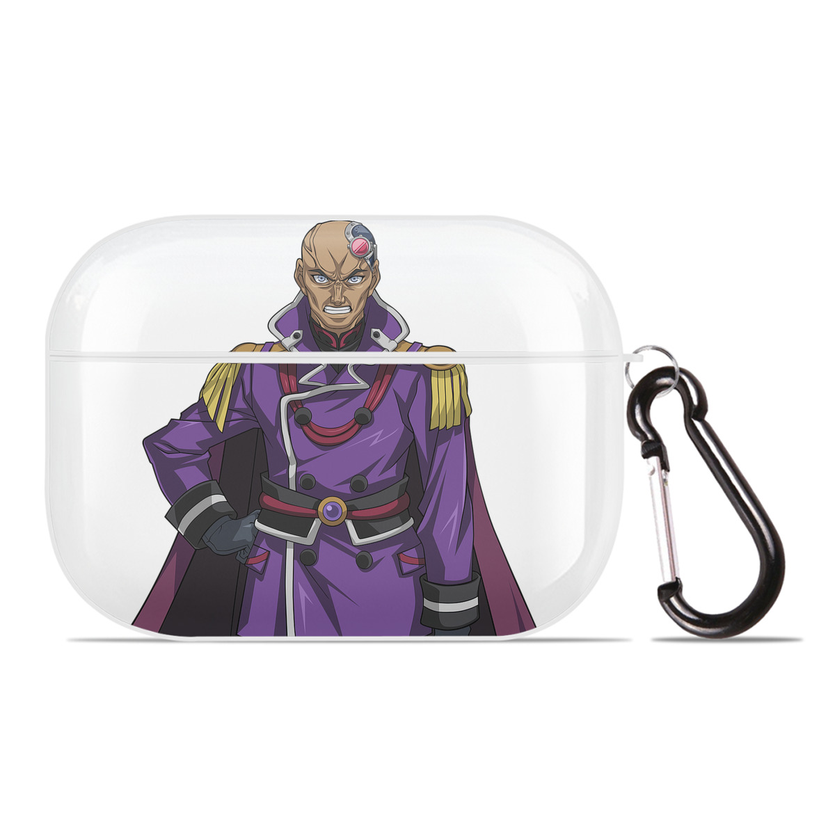 （画像用） 遊☆戯☆王 Yu-Gi-Oh! 【AirPods Pro用】ハードシェル保護ケース 耐衝撃・防指紋・カラビナ付き商品仕様
