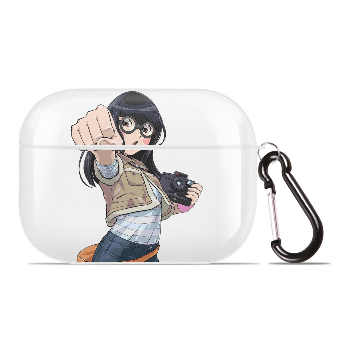 （画像用） 遊☆戯☆王 Yu-Gi-Oh! 【AirPods Pro用】ハードシェル保護ケース 耐衝撃・防指紋・カラビナ付き商品仕様