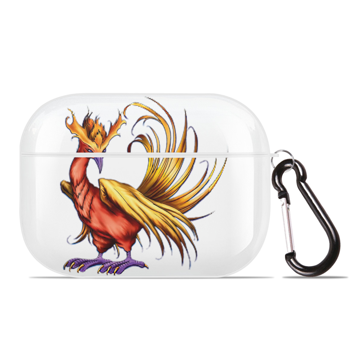 （画像用） 遊☆戯☆王 Yu-Gi-Oh! 【AirPods Pro用】ハードシェル保護ケース 耐衝撃・防指紋・カラビナ付き商品仕様