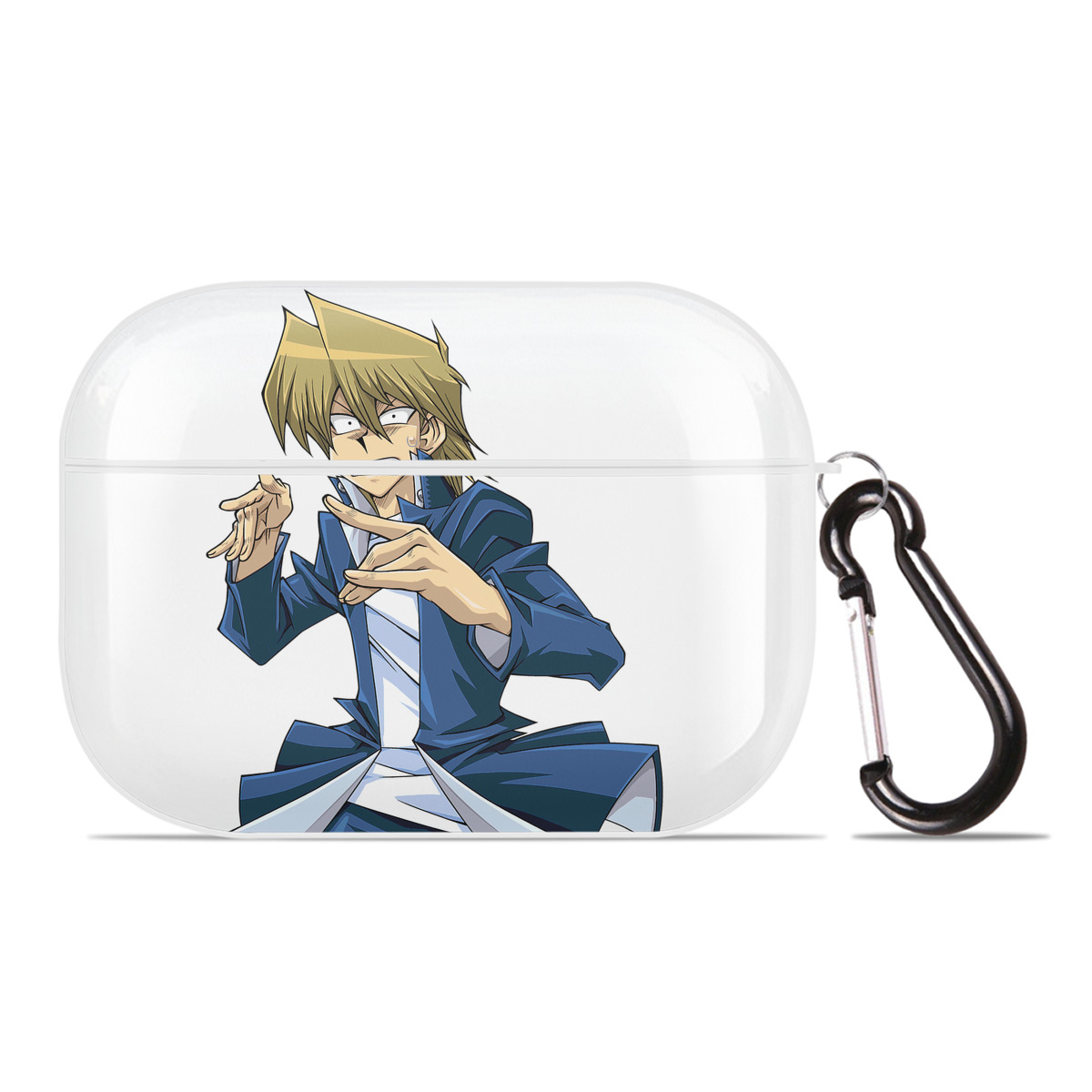 （画像用） 遊☆戯☆王 Yu-Gi-Oh! 【AirPods Pro用】ハードシェル保護ケース 耐衝撃・防指紋・カラビナ付き商品仕様