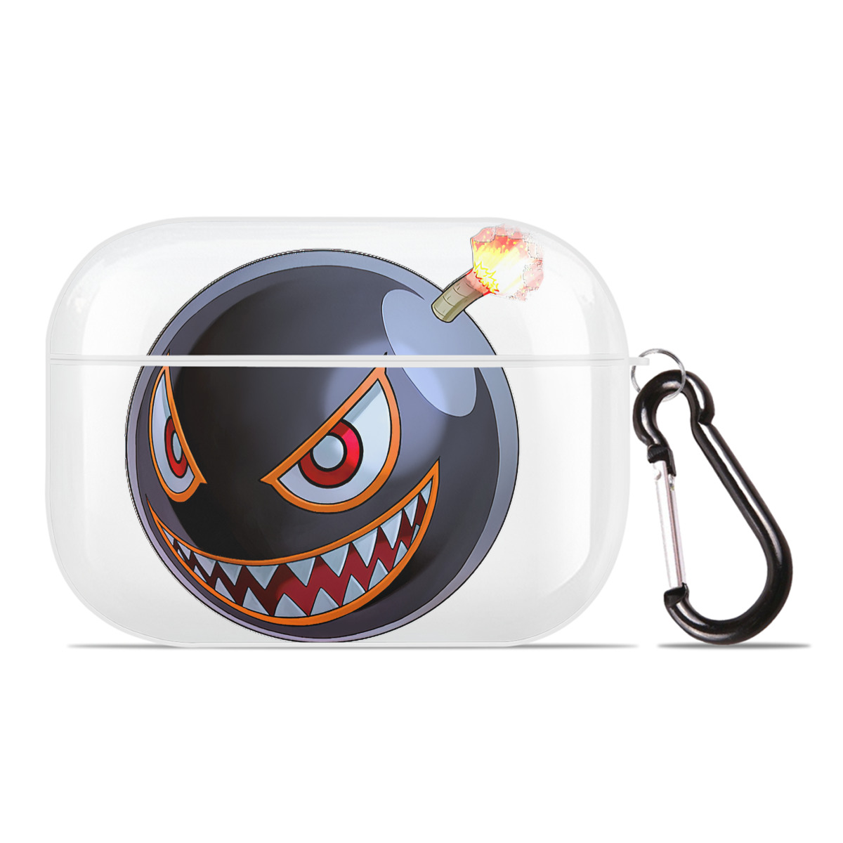 （画像用） 遊☆戯☆王 Yu-Gi-Oh! 【AirPods Pro用】ハードシェル保護ケース 耐衝撃・防指紋・カラビナ付き商品仕様