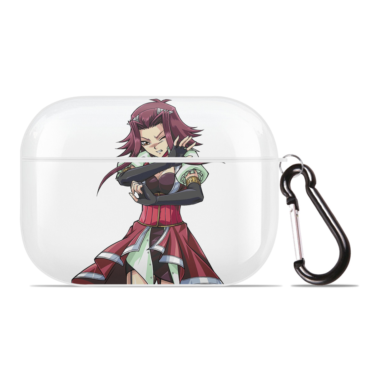 （画像用） 遊☆戯☆王 Yu-Gi-Oh! 【AirPods Pro用】ハードシェル保護ケース 耐衝撃・防指紋・カラビナ付き商品仕様